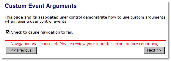 Sample User Control